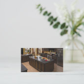Carte de visite d'entrepreneur de cuisine (Debout devant)