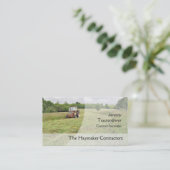 Carte de visite d'entrepreneur de ferme (Debout devant)