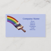 Carte de visite d'entrepreneur de peinture (Dos)