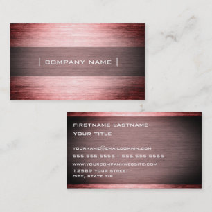 Carte de visite d'entrepreneur industriel