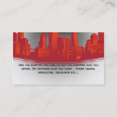 Carte de visite d'entreprise (Dos)