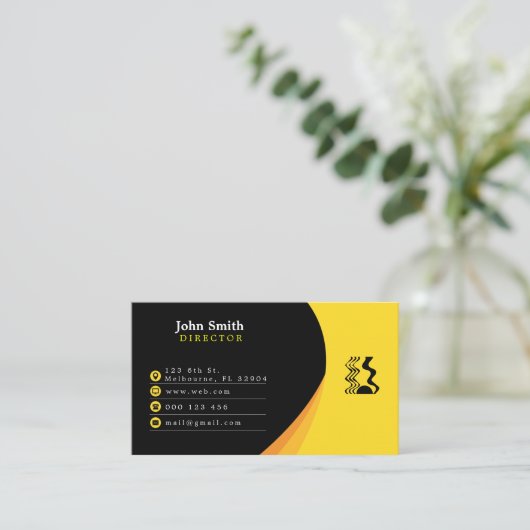 Carte de visite d'entreprise (Debout devant)