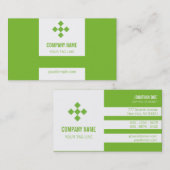 Carte de visite d'entreprise (Devant / Derrière)