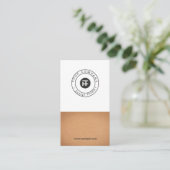 Carte de visite d'entreprise (Debout devant)