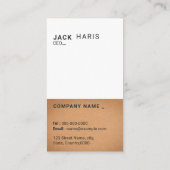 Carte de visite d'entreprise (Dos)