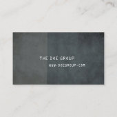 Carte De Visite D'entreprise/affaire privée/indépendant (Dos)