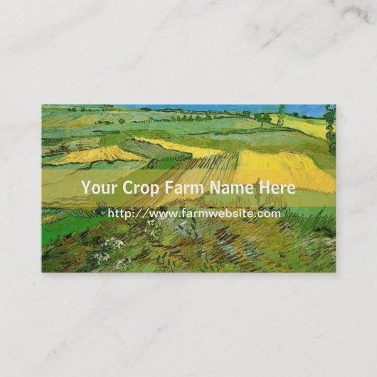Carte de visite d'entreprise agricole (Devant)