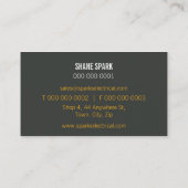 CARTE DE VISITE d'entreprise :: bold bloc 1L (Dos)