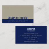 CARTE DE VISITE d'entreprise :: bold block 2L (Devant / Derrière)