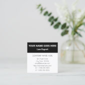 Carte de visite d'entreprise, de base et respectab (Debout devant)