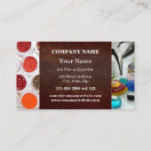 Carte de visite d'entreprise de bijoux faits main (Dos)