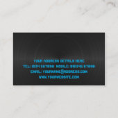 Carte de visite d'entreprise de camionnage (Dos)