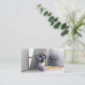 Carte de visite d'entreprise de construction (Debout devant)