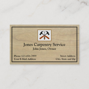 Carte de visite d'entreprise de construction de ch