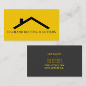 Carte de visite d'entreprise de construction de go (Devant / Derrière)