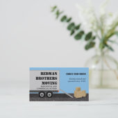 Carte de visite d'entreprise de déménagement (Debout devant)