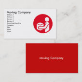 carte de visite d'entreprise de déménagement (Devant / Derrière)