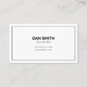 Carte de visite d'entreprise de designer d'intérie (Dos)