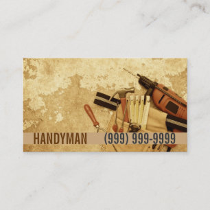 Carte de visite d'entreprise de maintenance, const