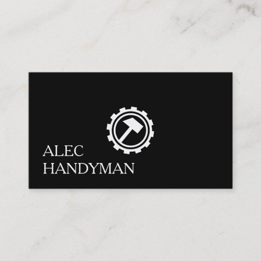 Carte de visite d'entreprise de maintenance, const (Devant)