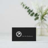 Carte de visite d'entreprise de maintenance, const (Debout devant)