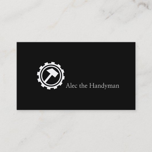 Carte de visite d'entreprise de maintenance, const (Devant)