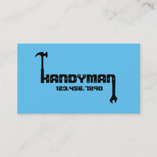 Carte de visite d'entreprise de maintenance modern (Devant)