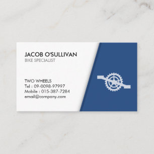 Carte de visite d'entreprise de réparation de vélo
