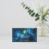 Carte de visite d'entreprise d'électricien (Debout devant)