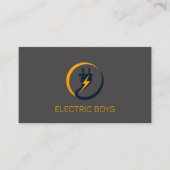 Carte de visite d'entreprise d'électricien (Devant)