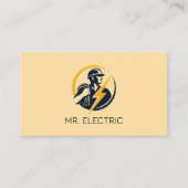 Carte de visite d'entreprise d'électricien (Devant)