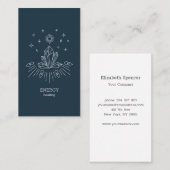 Carte de visite d'entreprise d'étoiles cristalline (Devant / Derrière)