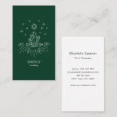 Carte de visite d'entreprise d'étoiles cristalline (Devant / Derrière)