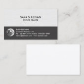 Carte de visite d'entreprise d'impression de corre (Devant / Derrière)