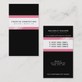 CARTE DE VISITE d'entreprise :: high-tech zing 2P (Devant / Derrière)