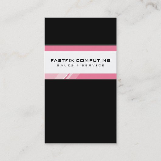 CARTE DE VISITE d'entreprise :: high-tech zing 2P (Devant)