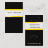 CARTE DE VISITE d'entreprise :: high-tech zing 6P (Devant / Derrière)