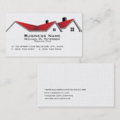 Carte de visite d'entreprise immobilière (Devant / Derrière)