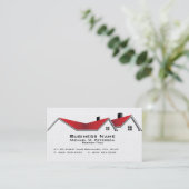 Carte de visite d'entreprise immobilière (Debout devant)