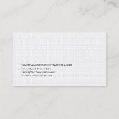 Carte de visite d'entreprise immobilière (Dos)