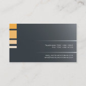 Carte de visite d'entreprise luisant (Dos)