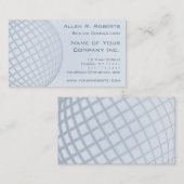 Carte De Visite D'entreprise moderne bleu-clair élégant global (Devant / Derrière)
