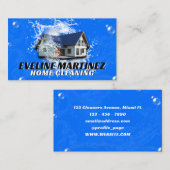 Carte de visite d'entretien de l'eau de la maison (Devant / Derrière)