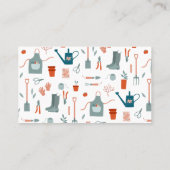 Carte de visite d'entretien de pelouse (Dos)