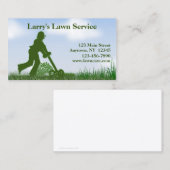 Carte de visite d'entretien de pelouse (Devant / Derrière)