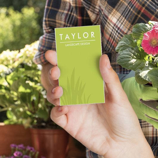Carte de visite d'entretien de pelouse Landscaper