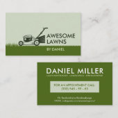 Carte de visite d'entretien et de jardinage (Devant / Derrière)