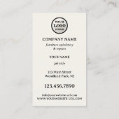 Carte de visite d'entretien et de réparation de me (Dos)