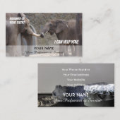 Carte De Visite Dents amusantes pour les experts dentaires contre  (Devant / Derrière)