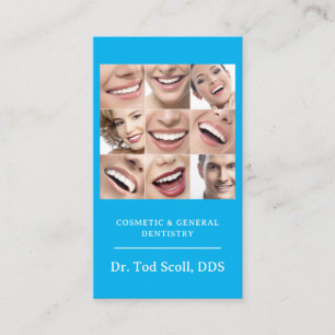 Carte De Visite Dents Blanchiment Soins dentaires Dentistesse Sant